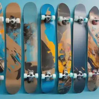 Blue Skateboard Styles and Trends